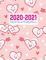 2020-2021 Daily Weekly and Monthly Planner: Pretty Two Year Jan 1, 2020 - Dec 31, 2021 Calendar Organizer and Appointment Schedule Agenda Journal for ... - 24 Months Planner - Creative AG 0035 B083XW5TGL Book Cover