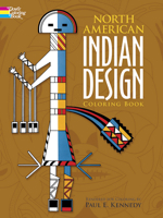 North American Indian Design Coloring Book (Colouring Books) 0486211258 Book Cover