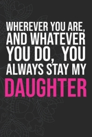 Wherever you are, And whatever you do,  You always Stay My Daughter 1660284600 Book Cover
