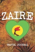 ZAIRE: 6x9 Travel planner I Road trip planner I Dot grid journal I Travel notebook I Travel diary I Pocket journal I Gift for Backpacker 1674080611 Book Cover