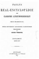 Paulys Real-Encyclop{uml}adie Der Classischen Altertumswissenschaft 1530555558 Book Cover