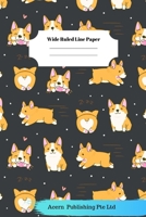 Dog Sloth Theme Wide Ruled Line Paper 1706274688 Book Cover