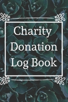 Charity Donation Log Book: Non-Profit Administration & Finance Record Book, Simple Book Keeping, Minimalist 1676841172 Book Cover