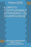 IL DIRITTO COSTITUZIONALE ATTRAVERSO 120 SCHEMI SCHEDE: Aggiornato al Referendum 2020 e ai temi costituzionali del 2021 B093RV4X5V Book Cover