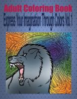 Adult Coloring Book Express Your Imagination Through Colors Vol. 1: Mandala Coloring Book 1533265771 Book Cover