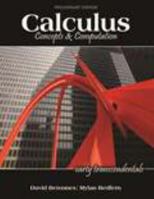 Calculus: Concepts AND Computation Preliminary Edition 1465277269 Book Cover