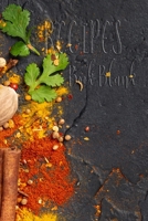 Recipe Blank Book: 110 Pages, 6 x 9 Create Your Own Collected Recipe Book. Blank Recipe Book to Write in Note down your 50 recipes Great Ingredients Cover Vol.46 1654341126 Book Cover