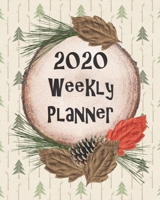 2020 Weekly Planner: An Organizer Diary with Self-Care, Goals, Victories, Vision Board, Financial Notes, US National Holidays, and Reflections Dated January to December for Men, Women, Kids - Woodsy L 1704078954 Book Cover