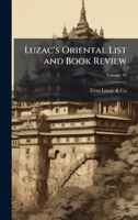 Luzac's Oriental List and Book Review 102396189X Book Cover