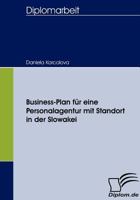 Business-Plan F R Eine Personalagentur Mit Standort in Der Slowakei 3836653869 Book Cover