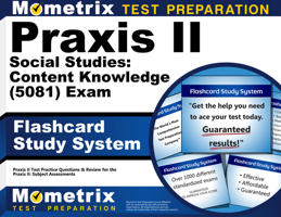 Praxis II Social Studies: Content Knowledge (0081) Exam Flashcard Study System: Praxis II Test Practice Questions & Review for the Praxis II: Subject Assessments 1610727398 Book Cover