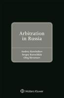 Arbitration in Russia 9403503629 Book Cover