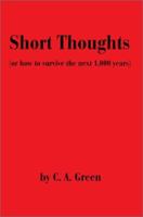 Short Thoughts: 0595259960 Book Cover