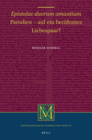 Epistolae duorum amantium: Parodien - auf ein berühmtes Liebespaar? 9004471901 Book Cover