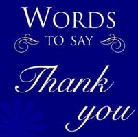 Words to Say Thank You 1904991688 Book Cover