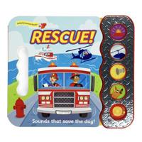 Rescue! Sounds that Save the Day (Early Bird Sound Books 5 Button) 1680526375 Book Cover