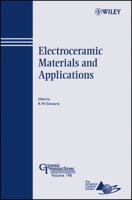 Electroceramic Materials and Applications 047008295X Book Cover