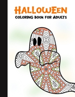Halloween Coloring Book for Adults: 50 Halloween Illustrations Printed On One Side, Safe For Markers | Fun Craft Activity Gift | Stress Relieving Designs (Spooky House) 169630038X Book Cover