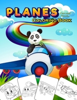 Planes, Cars and Trucks Coloring Book: Planes coloring book for kids & toddlers (coloring book for Boys, Girls, Fun, ... book for kids ages 2-4 4-8). B08CJXRNVV Book Cover