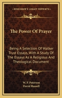 The Power of Prayer 1346269505 Book Cover