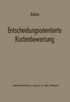 Entscheidungsorientierte Kostenbewertung 3663020738 Book Cover