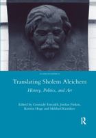 Translating Sholem Aleichem: History, Politics and Art 0367603551 Book Cover