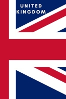 United Kingdom: Country Flag A5 Notebook to write in with 120 pages 1675610835 Book Cover