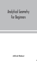 Analytical geometry for beginners 9354049850 Book Cover