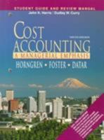 Cost Accounting of Managerial Emphasis 0135676290 Book Cover