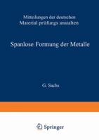 Spanlose Formung Der Metalle 3642982751 Book Cover