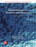 Applied Statistics in Business and Economics 7th Edition (International Edition) 1260597644 Book Cover
