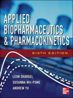 Applied Biopharmaceutics & Pharmacokinetics 0071375503 Book Cover