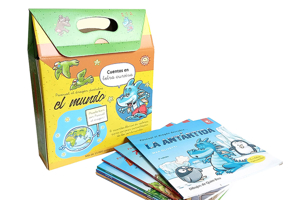 Cuentos en letra ligada 8418664002 Book Cover