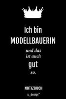 Notizbuch f�r Modellbauer / Modellbauerin: Originelle Geschenk-Idee [120 Seiten kariertes blanko Papier] 1677664010 Book Cover