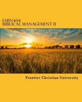 EMIN404 Biblical Management II 1495466639 Book Cover