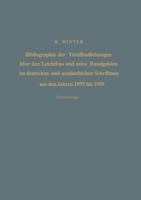 Bibliographie Der Veroffentlichungen Uber Den Leichtbau Und Seine Randgebiete Im Deutschen Und Auslandischen Schrifttum Aus Den Jahren 1955 Bis 1959 / Bibliography of Publications on Light Weight Cons 3642927971 Book Cover