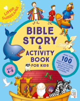 Bible Story and Activity Book for Kids Ages 4 to 8: Over 100 Colorful Activities including Coloring, Puzzles, Mazes, Connect the Dots, Drawing, and Stickers 1646384342 Book Cover