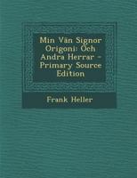 Min vän signor Origoni och några andra herrar 102170640X Book Cover