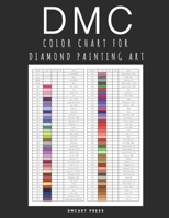 DMC Color Chart for Diamond Painting Art: Professional DMC Color Card Book 2021 B08N3KQBRF Book Cover