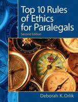 Top 10 Rules of Ethics for Paralegals 0135063930 Book Cover