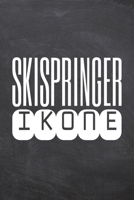 Skispringer Ikone: Skispringer Punktraster Notizbuch, Notizheft oder Schreibheft 110 Seiten B�ro Equipment & Zubeh�r Lustiges Geschenk zu Weihnachten oder Geburtstag 169891136X Book Cover