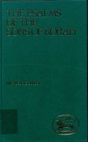 The Psalms Of The Sons Of Korah 090577440X Book Cover