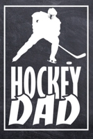 Hockey Dad: Hockey College Ruled Notebook (6x9 inches) with 120 Pages 1711183377 Book Cover