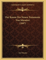 Der Kanon Des Neuen Testaments Von Muratori 1160069220 Book Cover