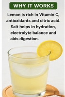 Drinking lemon juice mixed with salt cures 60 types of health problems.: Real Health Benefits B0H8YQ1986 Book Cover