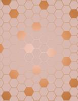 Hexagon Graph Paper Notebook: Hex Grid + College Ruled 1076285694 Book Cover