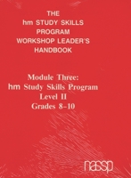 Workshop Leader's Handbook: Level II Grades 8-10: Hm Learning & Study Skills Program 081083832X Book Cover