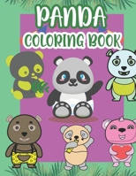 Panda Coloring Book: Cute Panda Coloring book For Toddlers Boys And Girls B08YQM3TG3 Book Cover
