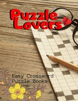 Puzzle Lovers Easy Crossword Puzzle Books: USA Today Crossword Puzzle Books, Book with Today’s Contemporary Words As Crossword Puzzle Book, complete with solutions Word for adults and kids 1699949107 Book Cover