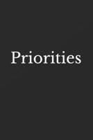Priorities: How Clarity Creates Direction When Life Feels Stuck (Becoming Your Best) B0GL31QK2K Book Cover